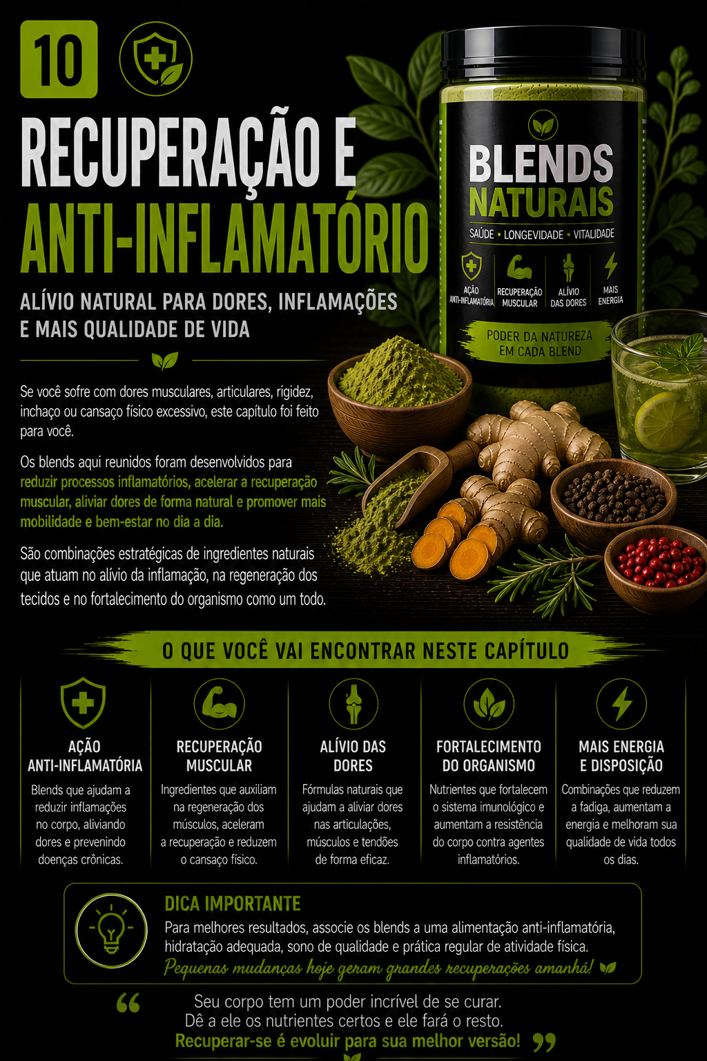 Capítulo Recuperação e Anti-inflamatório