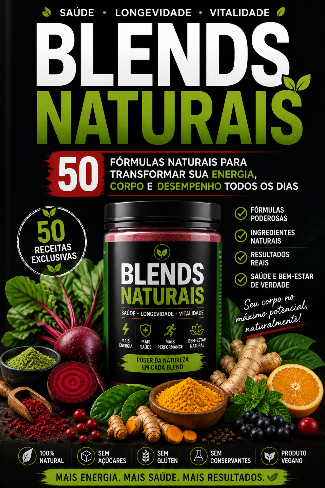 Capa do ebook Blends Naturais